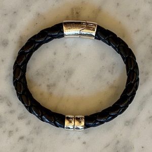 Bottega Veneta intrecciato leather bracelet